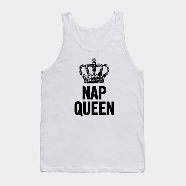 Nap Queen Tank Top by sergiovarela